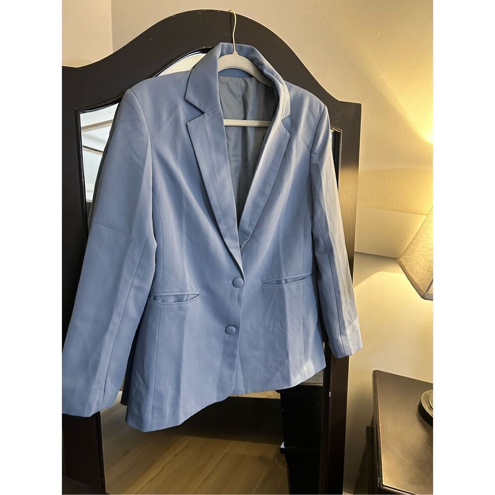 New Casual Blazer Lapel Career Jacket Pockets S